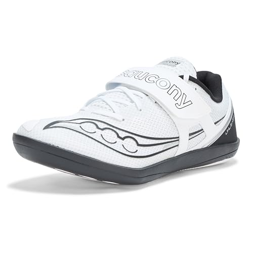 Saucony Men's Unleash Sd Sneaker, White/Black, 14