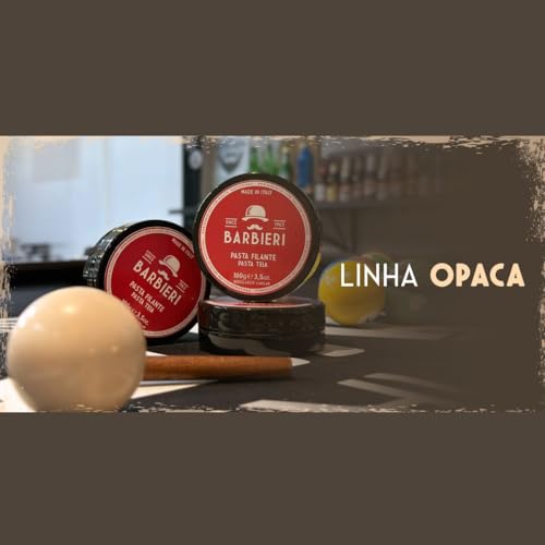 BARBIERI Pasta Filante para Cabelo Efeito Teia Meio-Opaco Fixa Modela Com Aspecto Natural