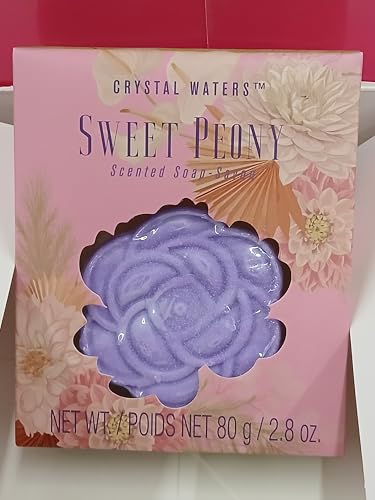 Image of Mind Body & Soul International Limited Crystal Waters Sweet Peony Scented Soap