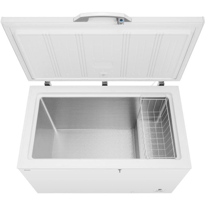 Continental Edison CECC372WD Gefriertruhe, 372 l, 130 x 40 x 84,5 cm, Klasse D, Weiß