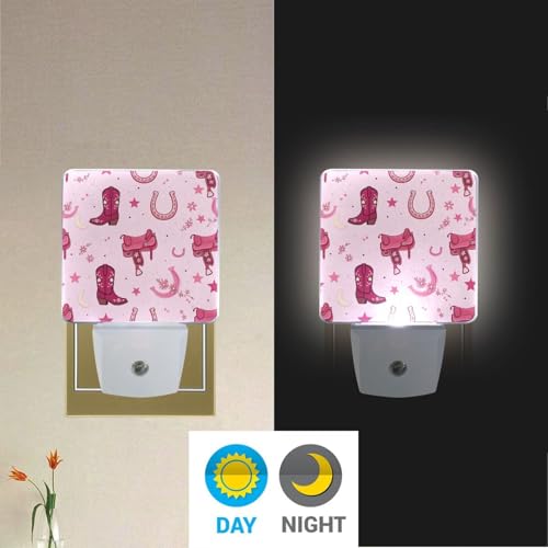 Lámpara nocturna LED con sensor crepuscular Aslsiy, 2 piezas miniatura 5