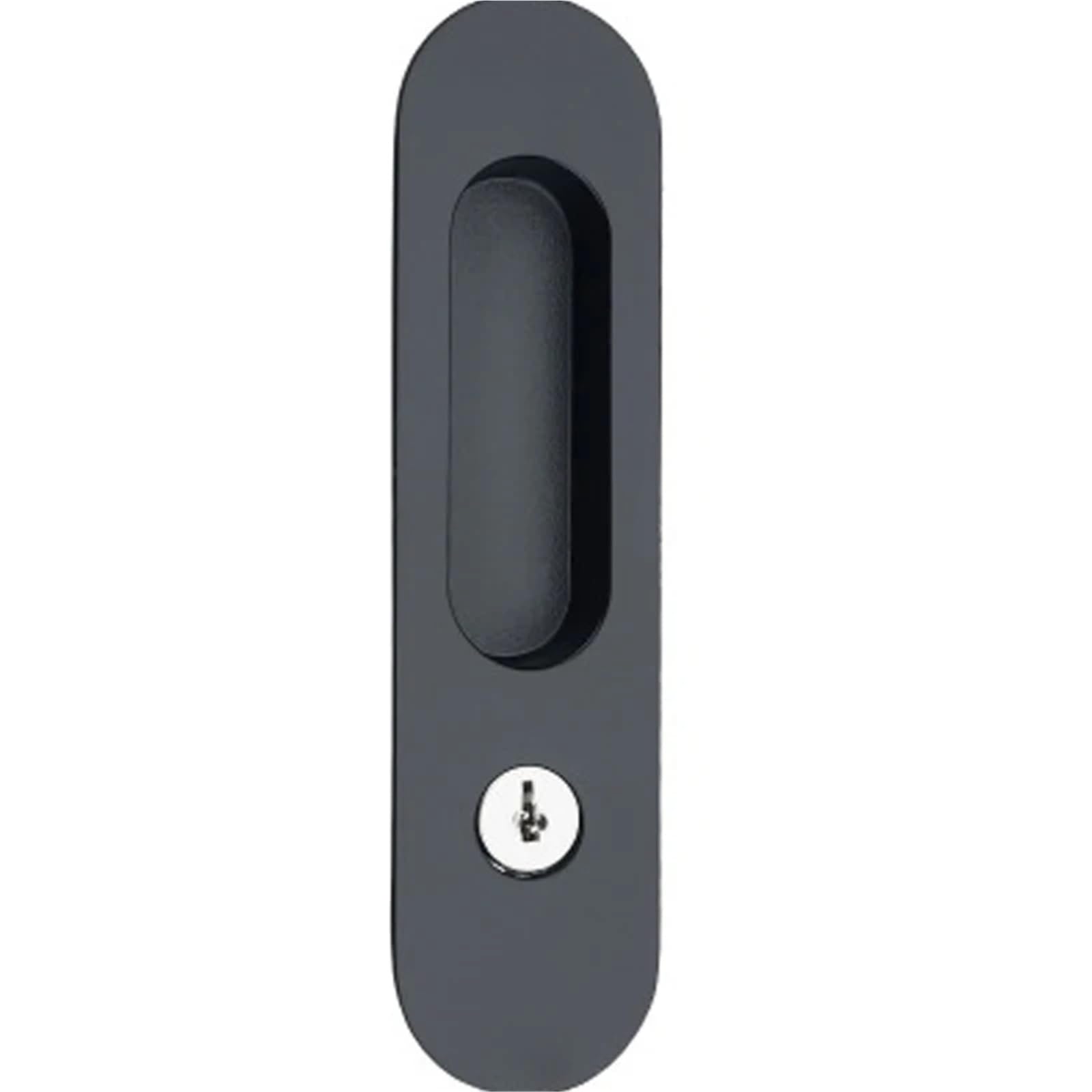 Nbmfdsry One Color Closet Gate Lock, 5 Styles Sliding Door Lock Interior Hook Invisible Lockset With Keys 1Pcs