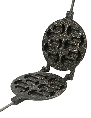 Non-stick Coating granite stone Cookie Mold Walnut Mushroom Assorted Tasty Homemade Cookies Baking Tools & Accessories Cookie Presses Bakeware (10 Mushrooms)