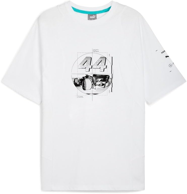 Mens Mapf1 X Christopher Raeburn Drivers Graphic Crew Neck Short Sleeve Casual Tops Casual - White