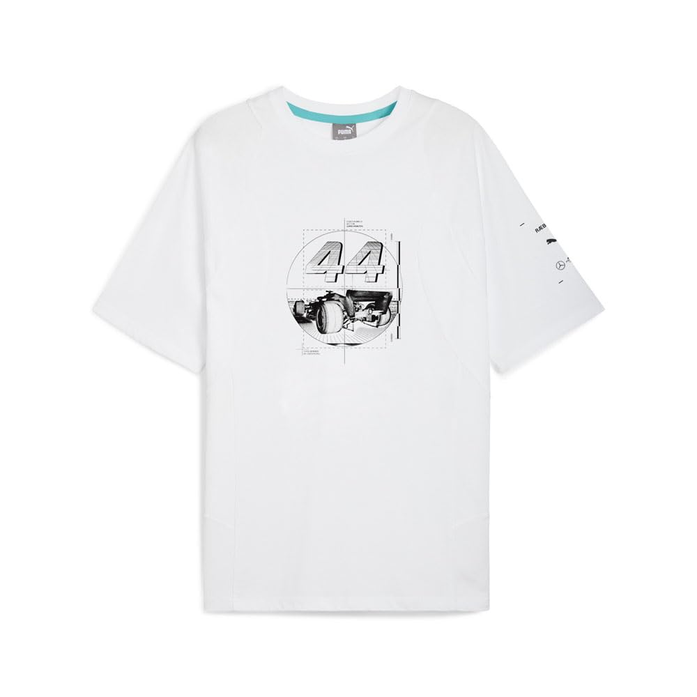 Mens Mapf1 X Christopher Raeburn Drivers Graphic Crew Neck Short Sleeve Casual Tops Casual - White