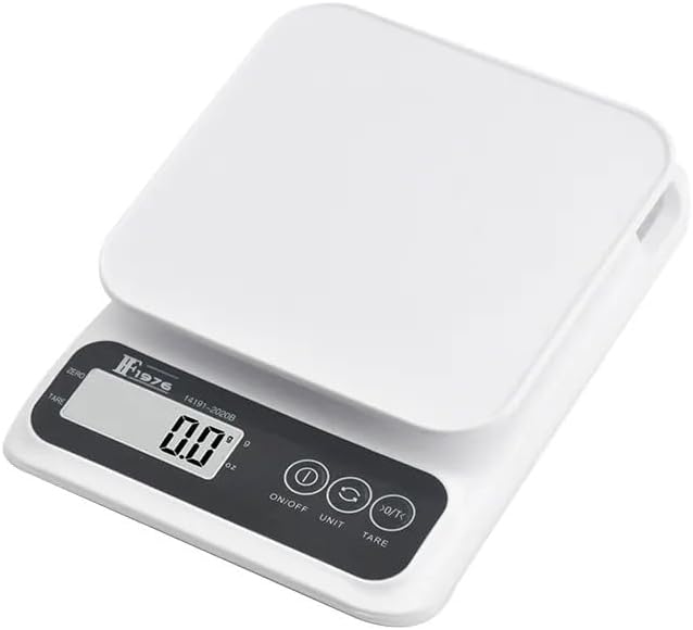 Kitchen Scale Multipurpose Portable Electronic Digital Weighing Scale | Weight Machine With Back light LCD Display | White |10 kg