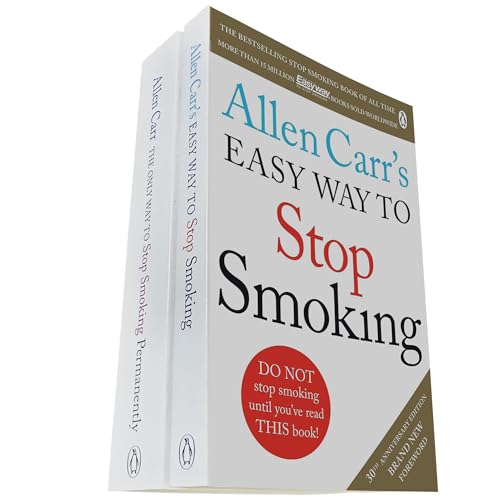 Allen Carr'S Stop Smoking 2 Books Collection Set (Allen Carr'S Easy Way To Stop Smoking, The Only Way To Stop Smoking Permanently)
