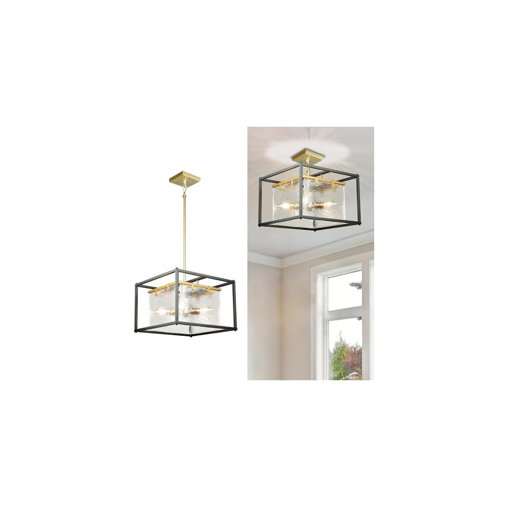 Elegant Gold Textured Glass Chandelier with Crystal Kuwait Ubuy