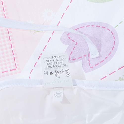 Biramar Baby Trocador Para Bebê Portátil Estampado Patchwork Rosa Rosa