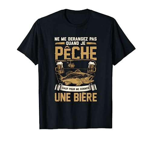T-shirt Personnalisé Pêche Du Bar, Cadeau Idéal Pêcheur, Vêtements Ant