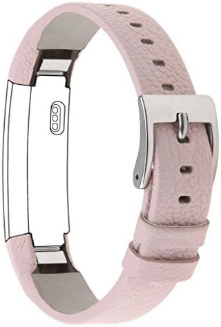 Henoda Replacemnt Leather Bands Compatible with Fitbit Alta/Fitbit Alta HR, Classic Genuine Leather Wristband, Small Large, No Tracker