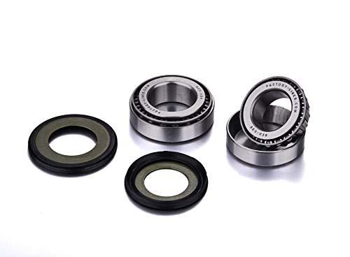Factory Links OEM Series® Steering Stem Bearing Kit for Kawasaki Motorcycles – OEM-Spec Tapered Bearings & Seals | SSK-K-218