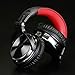 immagine 2OneOdio Cuffie Over Ear Cuffie chiuse da Studio Back DJ per monitoraggio, cuffie prive di isolamento, cuffie con isolamento acustico (Rosso Nero)