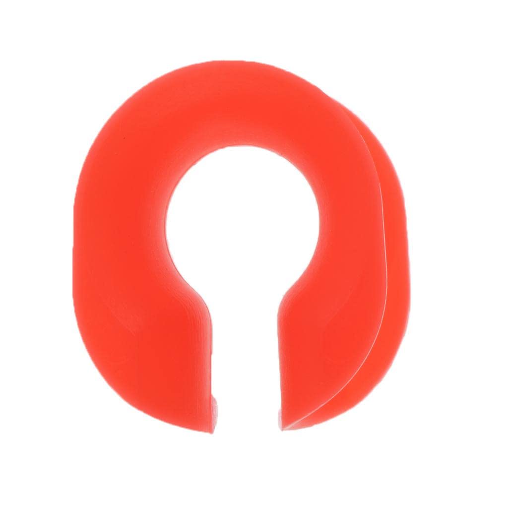 RNXRZANK 10pcs Roping Rope Protective Cover Loop Orange