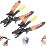 Attrezzo per La Rimozione Dei Connettori per Tubi Dell'aria, Strumento per Lo Scollegamento Dei Raccordi Rapidi per Pneumatici, Attrezzo Resistente per Rimozione Dei Terminali Riparazioni(2PCS)