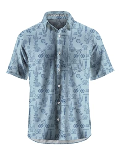 ORIONRIDE Cycling Jersey Gravel Shirt,Short Sleeves with Zipper Pockets Ultra