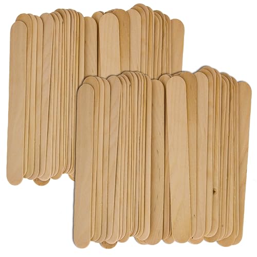 TCP Global Wood Paint Mixing Sticks - 100 Pack - Automotive Crafts Airbrush Art
