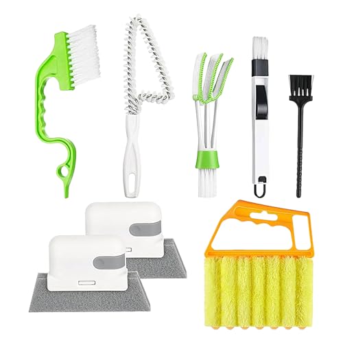 Dreuhuing Spazzola Per Pulizia Delle Scanalature - Multifunzionale Portatile Articoli Per La Casa,Spazzola Per Pulizia Delle Finestre - Per Bagno Cucina Casa Auto Manutenzione Igiene Quotidiana Lavoro