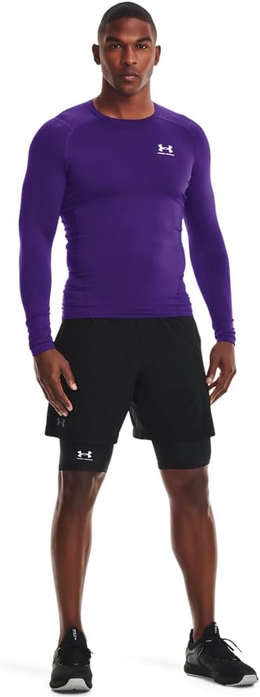 Under Armour Men's HeatGear Compression Long-Sleeve T-Shirt - Image 3