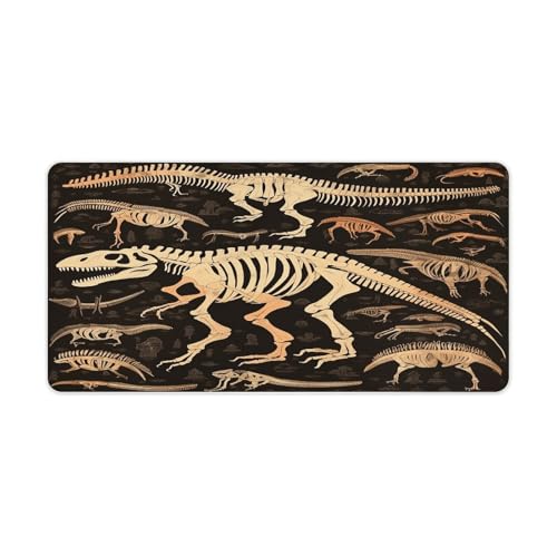 Mouse Pad Grande con Diseño de Esqueleto de Dinosaurio miniatura 1
