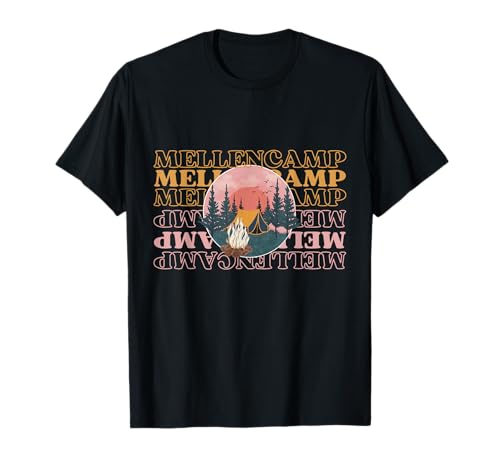 Love Mellencamp Tee Grunge Vintage Black Mellencamp T-Shirt