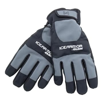 clam ice fishing gloves