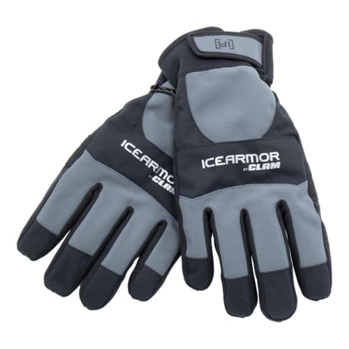 ICEARMOR Clam Outdoors Edge X Gloves – Waterproof Ice Fishing Gloves with Mapped 3M Thinsulate Insulation – Dri-Vent Breathable Insert – Reinforced Palm – Extreme Cold Weather Protection