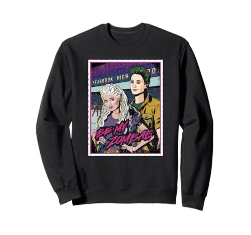 Sweatshirt Disney Zombies 3 Zed & Addison Be My Zombae pour les fans de la saga