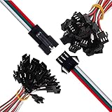 【Amplias aplicaciones】 este conjunto de cables eléctricos macho y hembra se puede aplicar ampliamente, como un mini helicóptero de control remoto, un avión 3D para interiores y tiras de LED.
