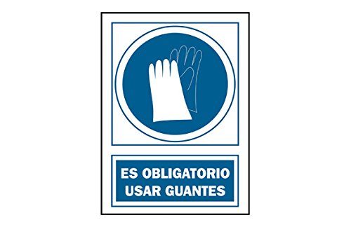Señal Uso Guantes Obligat Pvc 135 Oba-Cast