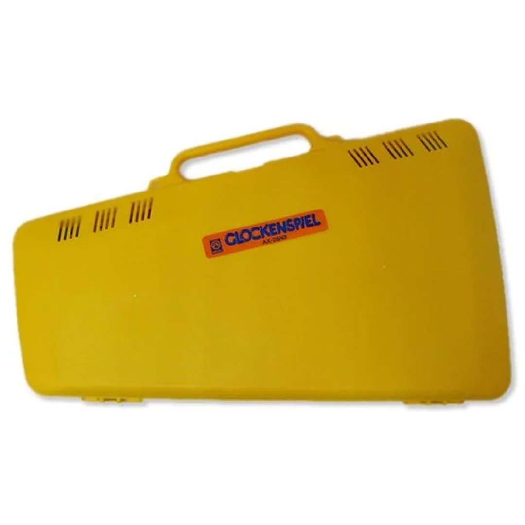 Angel AG-25N3 AX-25N3 Metallofono Scolastico Primarie e Secondarie a 25 Piastre Colorate con Valigetta e Bacchette, Giallo