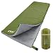 Forbidden Road 380T Nylon Portable Sleeping Bag Single 0 ℃/ 30 ℉(5 Colors) Lightweight Water Resistent Envelope for Man Woman 4 Seasons Camping, Hiking, Backpacking (Olive Green, 0℃ / 30℉)