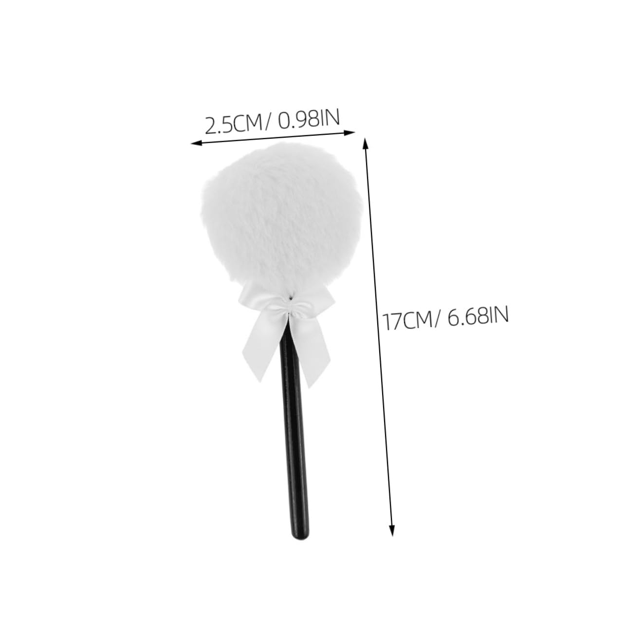NOLITOY 3pcs Soft Lollipop Powder Puff with Handle for Women Body Powder Puff Ensures Even Application All Day Freshness