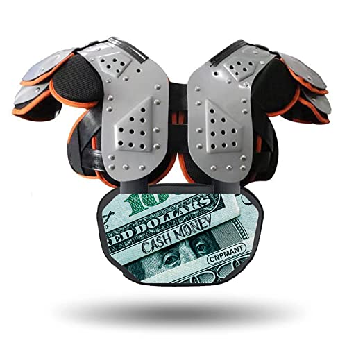 Cnpmant Sports Football Back Plate Football Backplates For Shoulder Pads Football, Rear Protector Lower Back Pads For Football Players, Lower Backs Will Be Safe And Stylish With This Sturdy Backplate. #TOP5