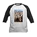CafePress Sheep Herd Baseball Jersey Kids Cotton Baseball Jersey, 3/4 Raglan Sleeve Shirt Black/White