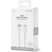 Simex Type-C Android Uyumlu 33W Turbo  arj ve Data Kablosu CE Belgeli Xiaomi ile Uyumlu