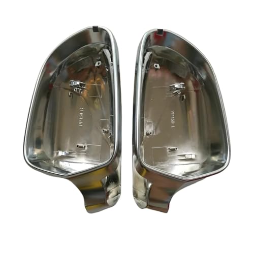 Coques de rétroviseurs chromées pour Audi A4 B8 A5 A6 C6 Q3 Argent Mat - 4