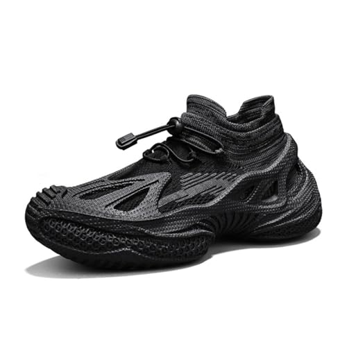 Men's Fashion Sneakers Breathable Mesh Lightweight Running Shoes Thick Cushioned Sole with Slip-Resistant Design for Gym Outdoor Daily Casual & Athletic Wear