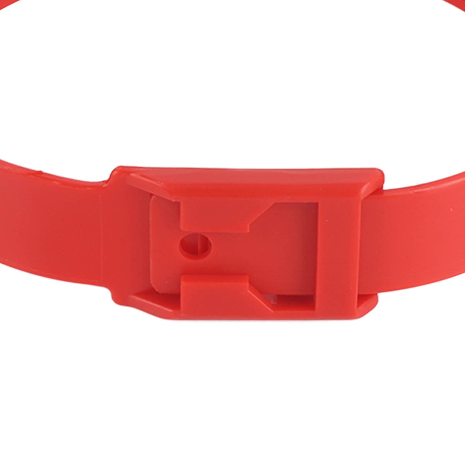 Colliers d'animaux de Ferme, Colliers de Chèvre en PU Multifonctionnels Doux Réglables 10PCS (Rouge)