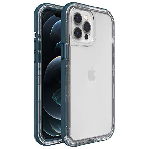 LifeProof for Apple iPhone 12 Pro Max, Slim DropProof, DustProof and SnowProof Case, Next Series, clear/blue Cover