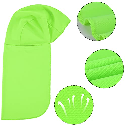 Bonnet de refroidissement sous-casque vert taille Medium pour cycliste et moto - 5
