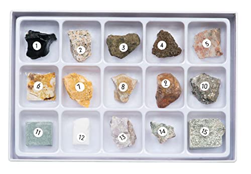 Image of STEM Toy Rock Science Kit Geology Mineral Specimen For Kid Geologists