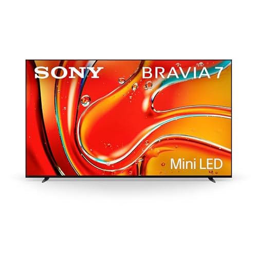 Sony BRAVIA 7 85 Inch TV, 4k Ultra HD QLED LCD TV Mini LED Brightness and Contrast, Billions of Real-World Colors, Powerful Processing, Studio Calibrated Picture, TV 85 Inch (K-85XR70)