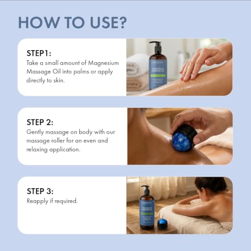 Image of Majestic Pure Magnesium Massage Oil with Lavender Arnica & Eucalyptus- 8 Oz
