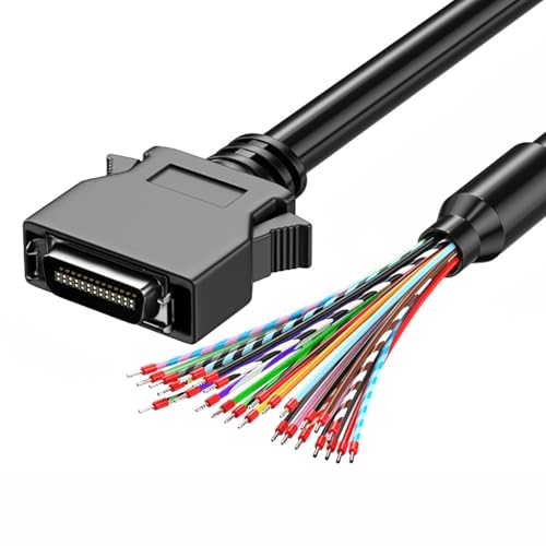 GMBYLBY SCSI Data Cable Single Head with Terminals CN50P CN36P CN26P CN20P CN14P Connectors for Tape Libraries and Disk Arrays