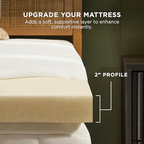 Image of Tempur-Cloud 2-Inch Mattress Topper, Full,White