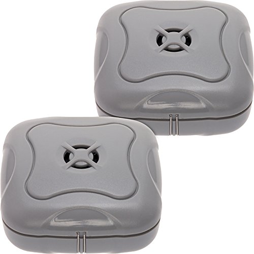 Mindful Design 2 Pack Water Leak Detector - 95 dB Flood Detection Alarm
