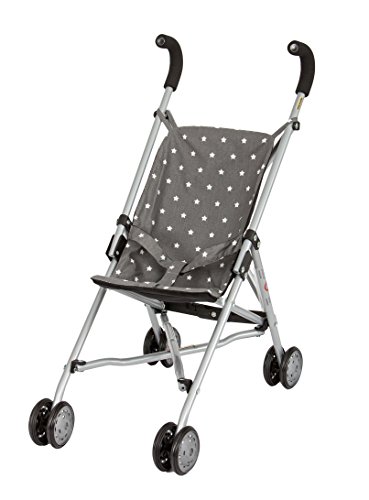 Barrutoys- Estrellas Carrito muñecas, Color Gris (401)