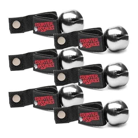 Counter Assault Bear Bell Chrome w/Silencer - 6 Pack Cover