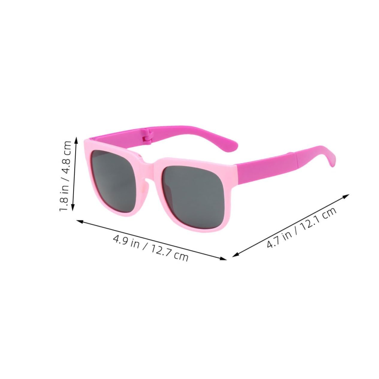 Healvian 2 Pairs Cute Folding Sunglasses for Stylish Protection Eyewear for Boys for Beach and Outdoor Activities Durable Easy to Clean